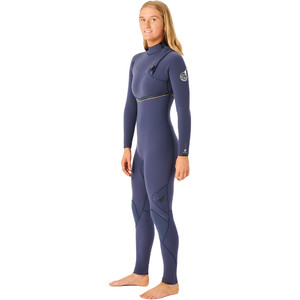 2023 Rip Curl Womens E-Bomb LTD 3/2mm Zip Free Wetsuit WSMYTG - Slate